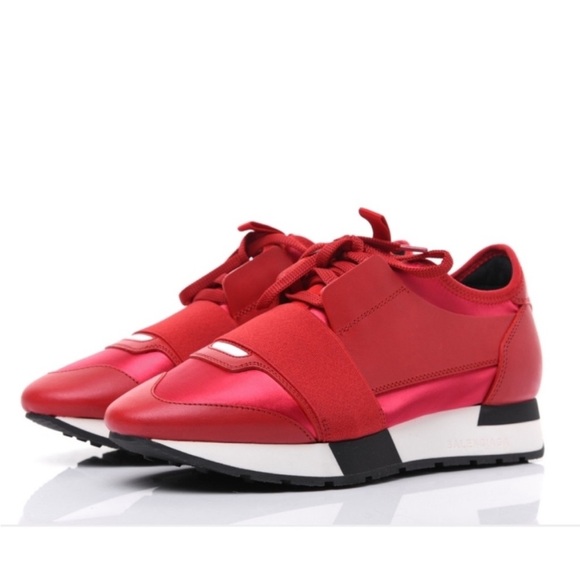 Balenciaga Red Race Runners - Picture 1 of 10
